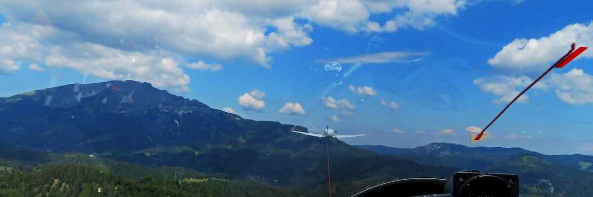 Flugwegposition um 09:38:06: Aufgenommen in der Nähe von Gemeinde Mitterbach am Erlaufsee, Österreich in 1126 Meter